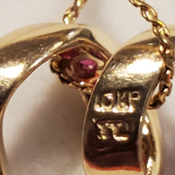 Ruby Heart Pendant and Ring - Picture 6 of 6